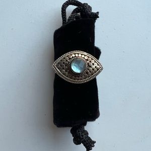 Anna Beck Blue Stone “Eye” Ring